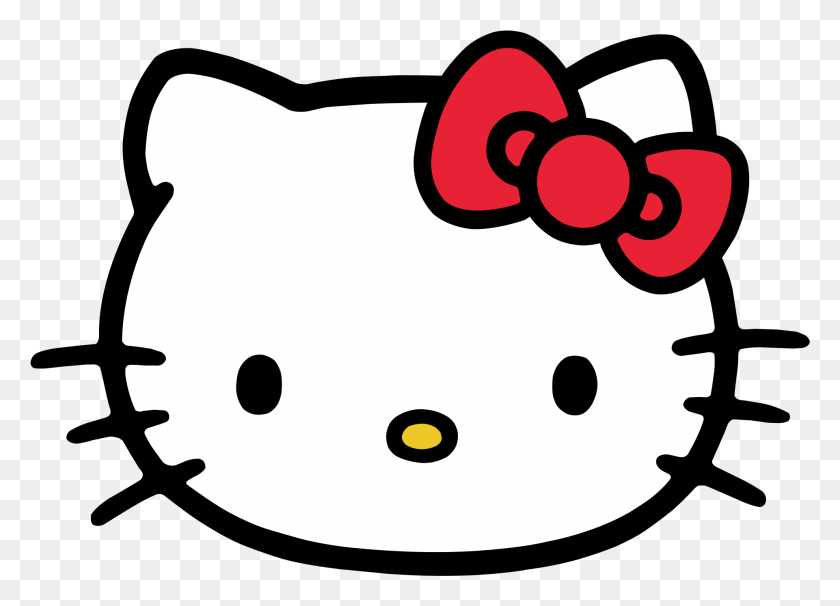 1921x1345 Hello Kitty Head, Meal, Food, Text HD PNG Download