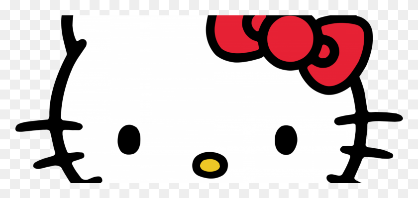 1153x501 Логотип Hello Kitty Hello Kitty, Символ, Товарный Знак, Игральные Кости Hd Png Скачать