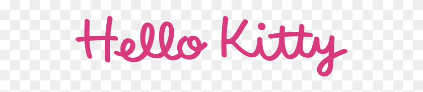 541x123 Descargar Png Hello Kitty Logotipo De Hello Kitty, Texto, Etiqueta, Alfabeto Hd Png