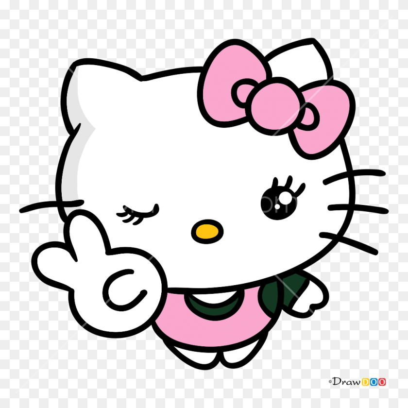 997x997 Hello Kitty New Drawing, Pillow, Cushion, Lawn Mower HD PNG Download