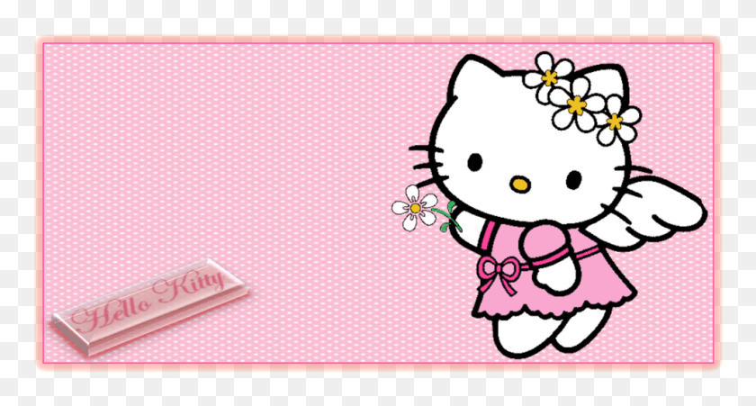 983x493 Hello Kitty Photo By Luciananami Pink Hello Kitty Clip Art, Envelope, Mail, Graphics HD PNG Download