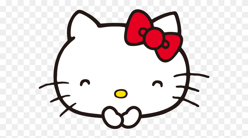 580x407 Hello Kitty Status Hello Kitty Heads, Furniture, Pillow, Cushion HD PNG Download