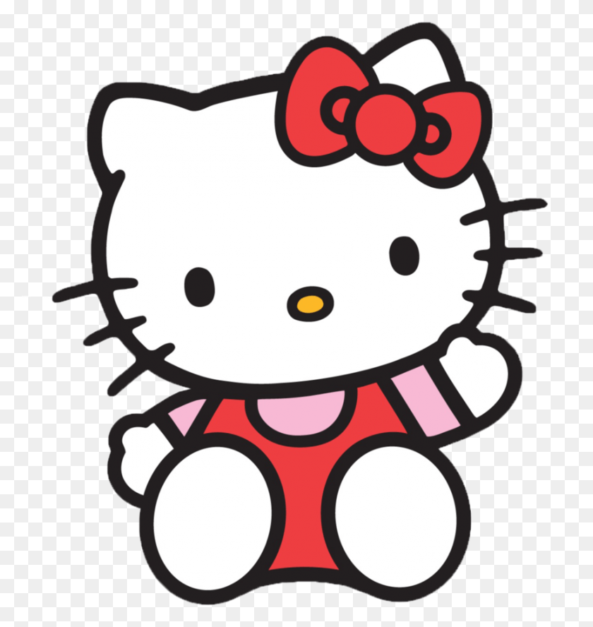 862x916 Hello Kitty Transparent Hello Kitty Images Hello Kitty, Plush, Toy, Text HD PNG Download