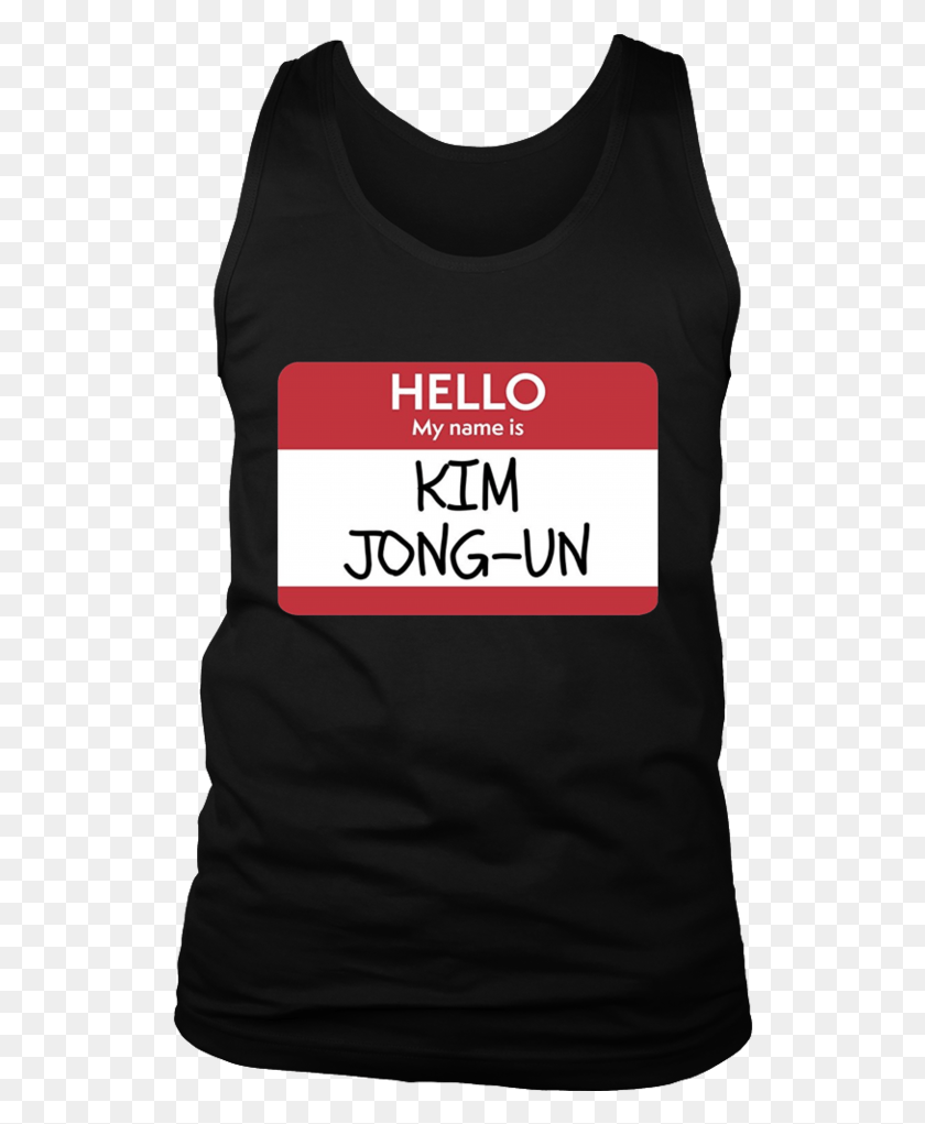 528x961 Hello My Name Is Kim Jong Un Funny Halloween Sana Name, Clothing, Apparel, Vest HD PNG Download