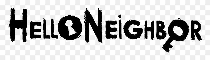 1527x356 Hello Neighbor Logo Hello Neighbor Logo, Text, Alphabet, Label HD PNG Download