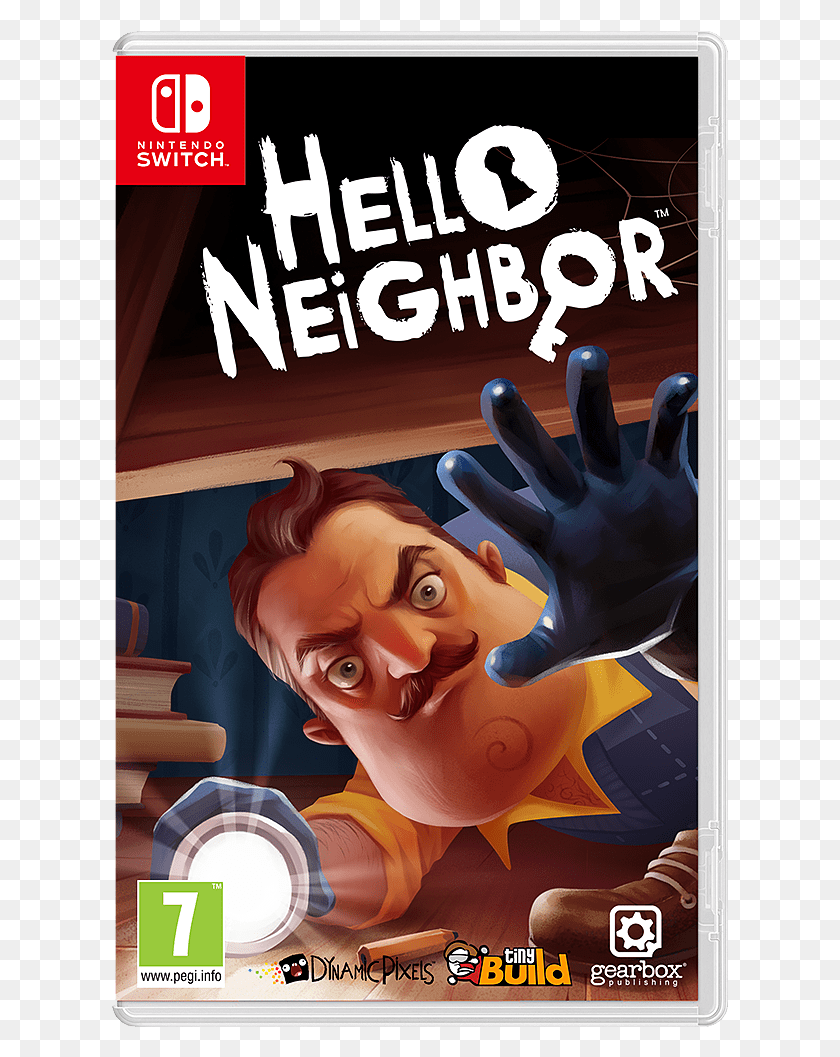 617x997 Hello Neighbor Per Nintendo Switch, Clothing, Apparel, Advertisement HD PNG Download