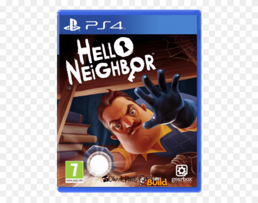 473x601 Hello Neighbor Playstation, Person, Human, Advertisement HD PNG Download