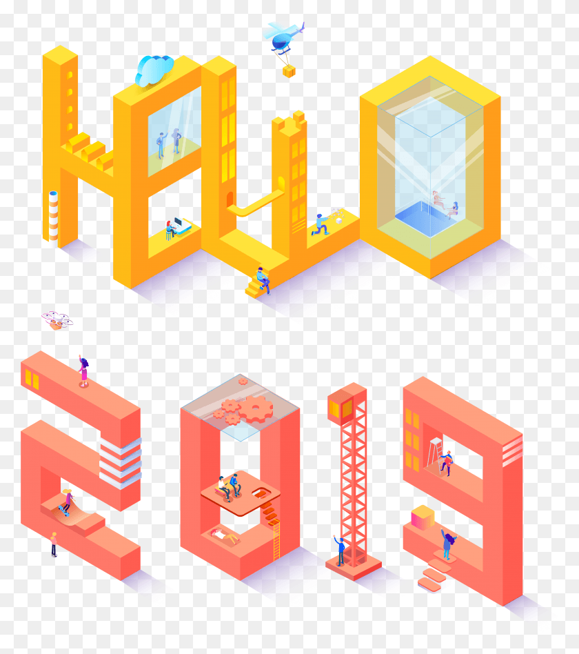 5788x6591 Hello Stereo Space 2019 Effect And Vector Image, Text, Alphabet, Number HD PNG Download