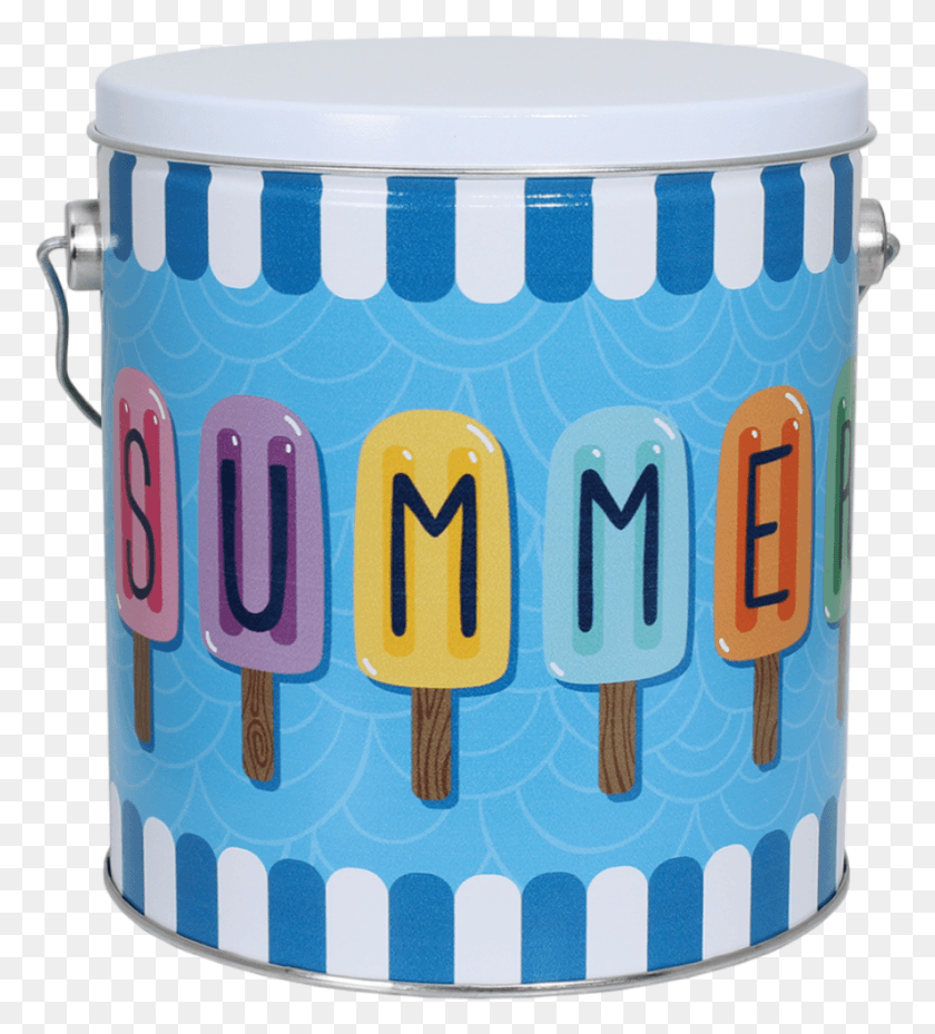 881x982 Hello Summer Kandied Kernel, Bucket, Tin, Paint Container HD PNG Download