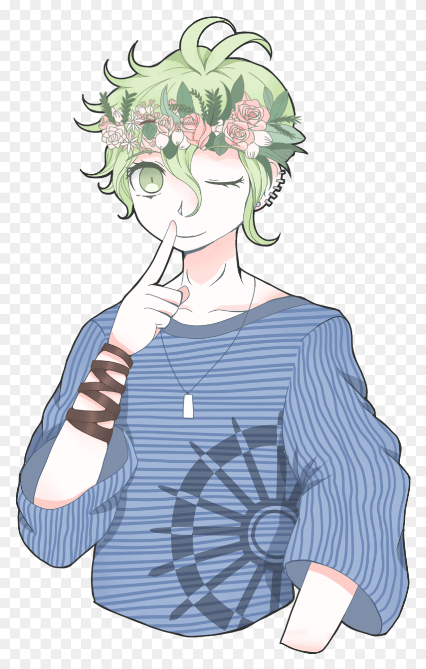 782x1264 Hello Yes Please Consider Amami In A Flower Crown Cartoon, Manga, Comics, Book HD PNG Download
