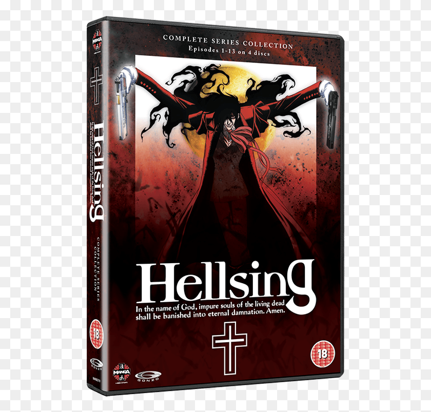 504x743 Descargar Png Hellsing Serie Completa Colección Hellsing Anime Dvd, Cartel, Anuncio, Libro Hd Png