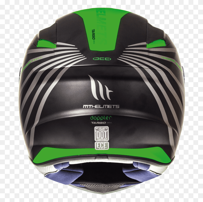 692x776 Helmet Mt Targo Doppler Green Fluor Motorcycle, Clothing, Apparel, Crash Helmet HD PNG Download
