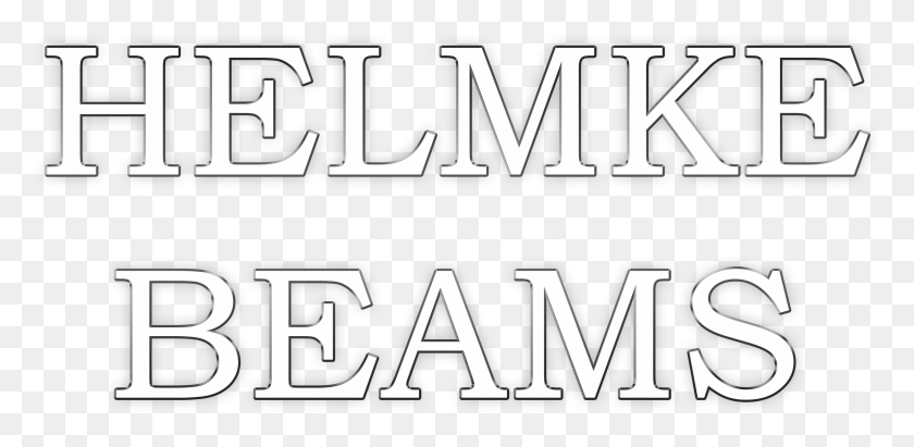2850x1283 Логотип Helmke Beams Белая Каллиграфия, Этикетка, Текст, Слово Hd Png Скачать