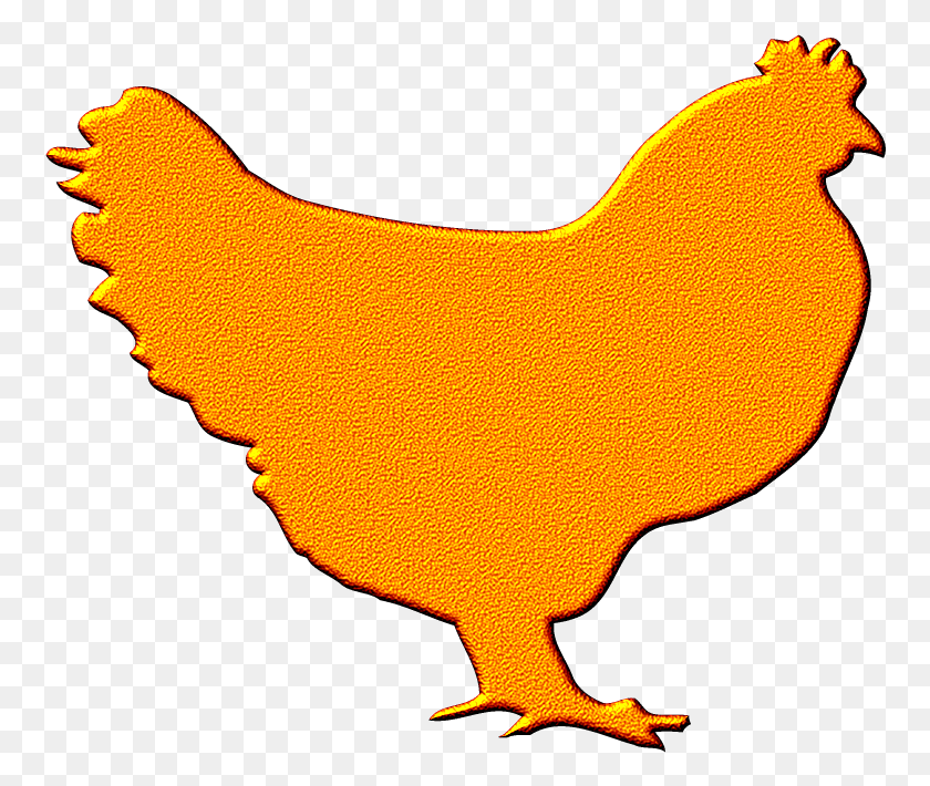 760x650 Hen Graphic Yellow And Red Nosi Style Hen 1024 Hen Yellow, Fowl, Bird, Animal HD PNG Download