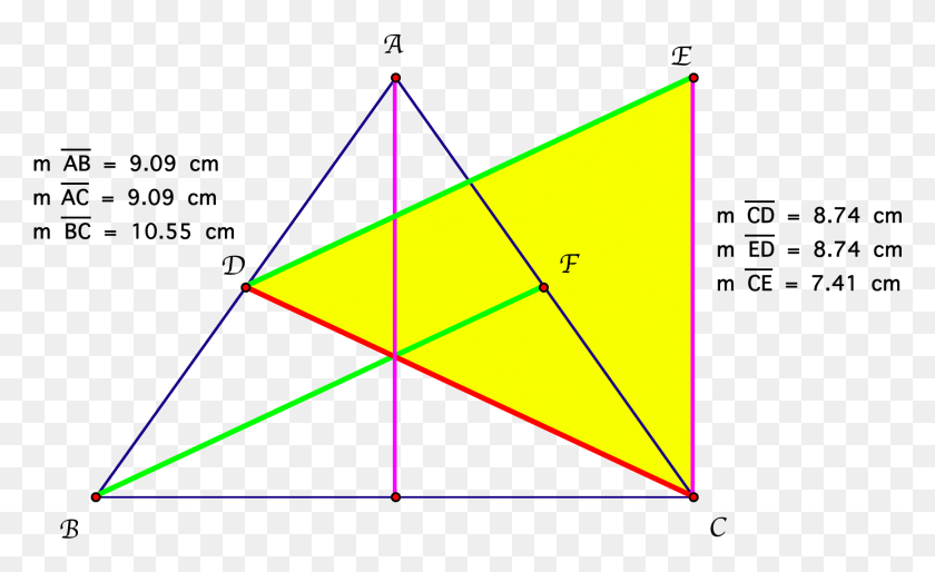 1737x1012 Hence We Now Know That The Triangle That Was Constructed Triangle, Light, Pattern, Laser Descargar Hd Png