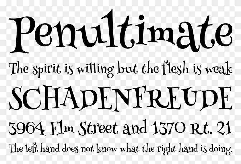 1440x946 Henny Penny Font Phrases Droid Sans Font, Text, Handwriting, Calligraphy HD PNG Download