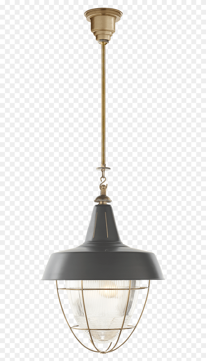 509x1413 Henry Industrial Hanging Light In Polished Nickel And Pendant Light, Lamp, Light Fixture, Ceiling Light HD PNG Download