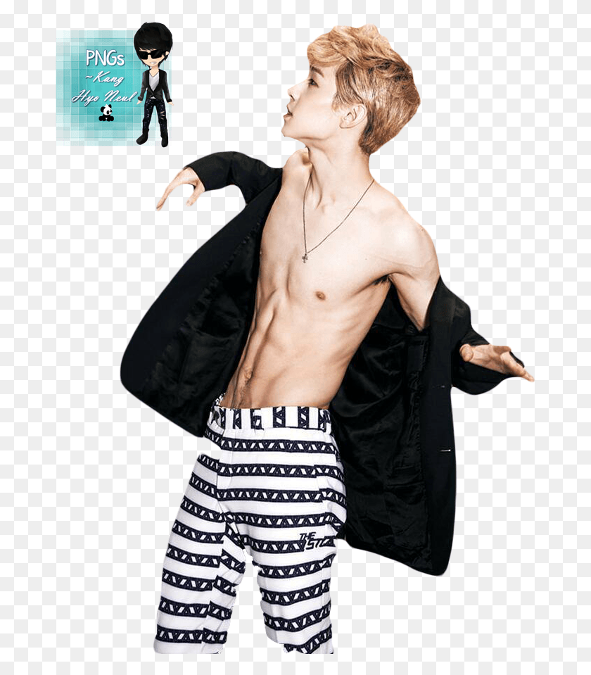 683x899 Henry Lau Super Junior Henry Sin Camisa, Persona, Humano, Ropa Hd Png