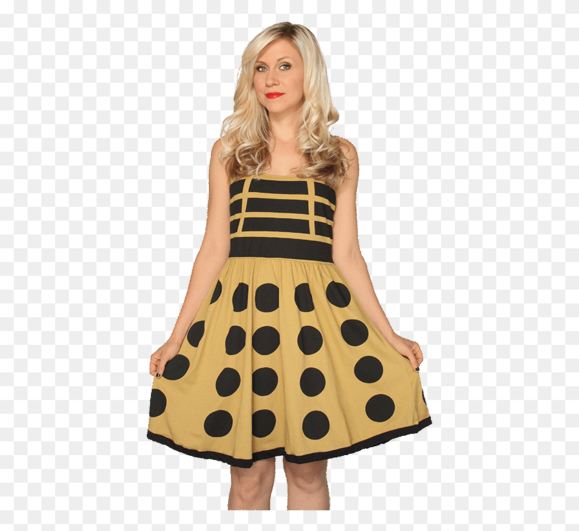 415x710 Su Universo Doctor Who Gold Dalek Dress, Ropa, Vestimenta, Mujer Hd Png