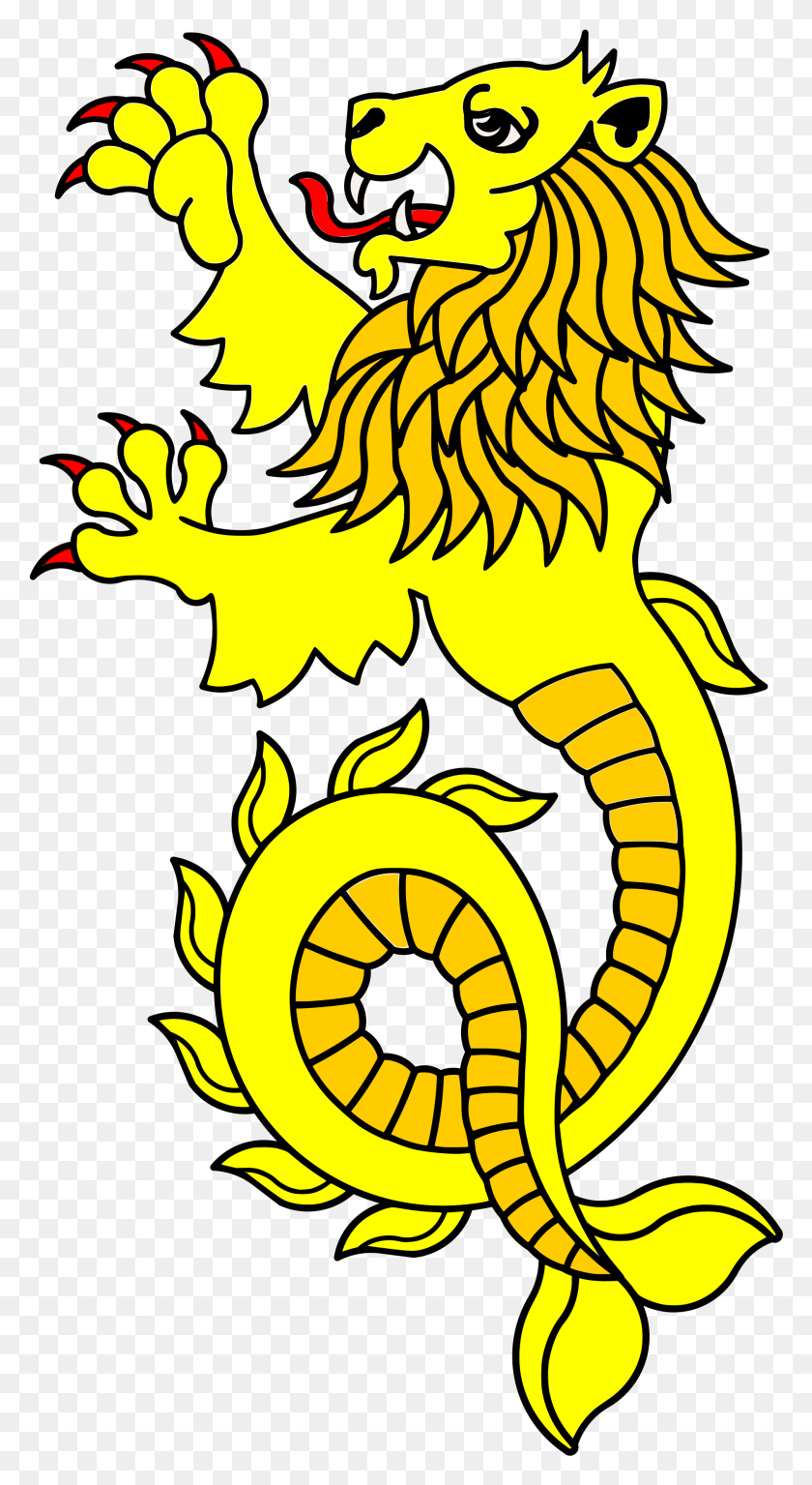 1876x3549 Heraldic Lion Crest Heraldic Sea Lion, Dragon HD PNG Download