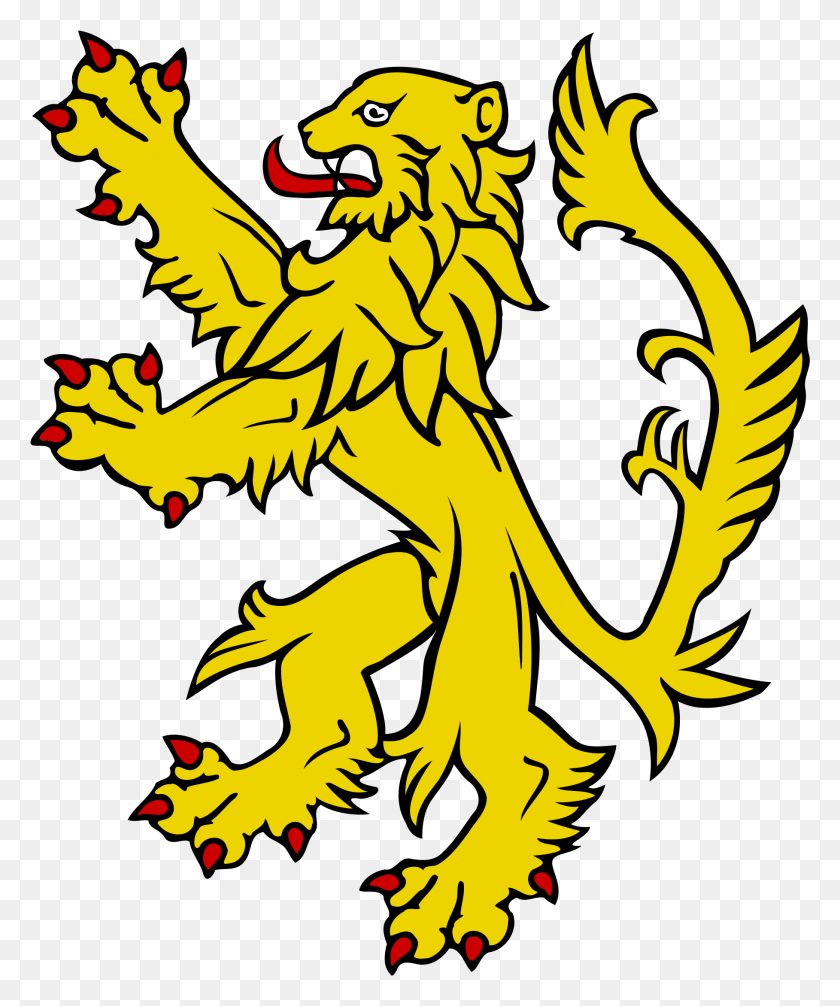 1817x2204 Heraldic Lion Rampant, Dragon, Symbol, Emblem HD PNG Download