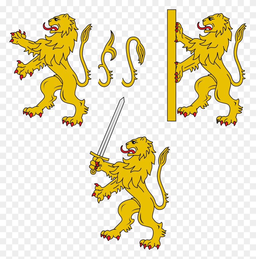 1912x1933 Heraldic Lion With Sword, Fireman, Poster, Advertisement HD PNG Download