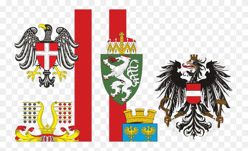 750x451 Heraldry Of Austria Austria Emblem, Symbol, Logo, Trademark HD PNG Download