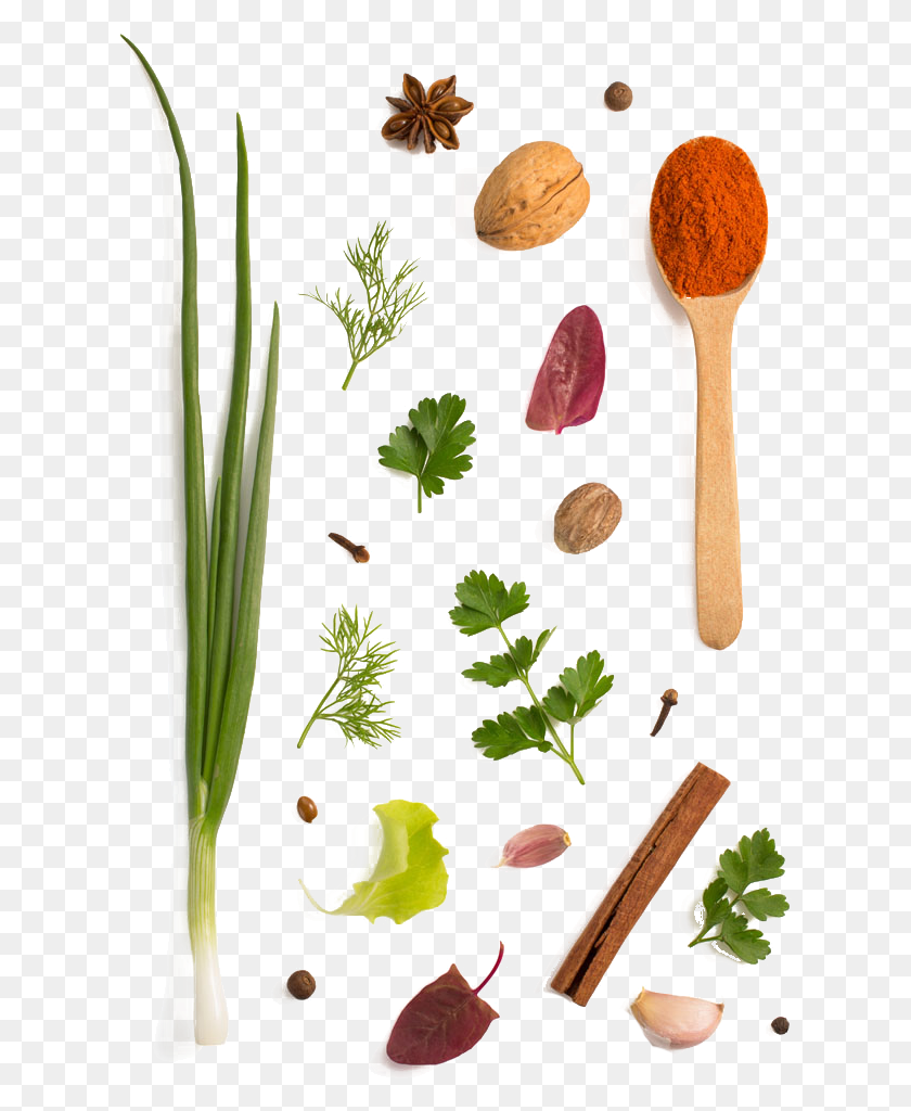 621x964 Herb Parsley Garlic Vegetable Spices Condiment Spice Condiment, Plant, Spoon, Cutlery HD PNG Download