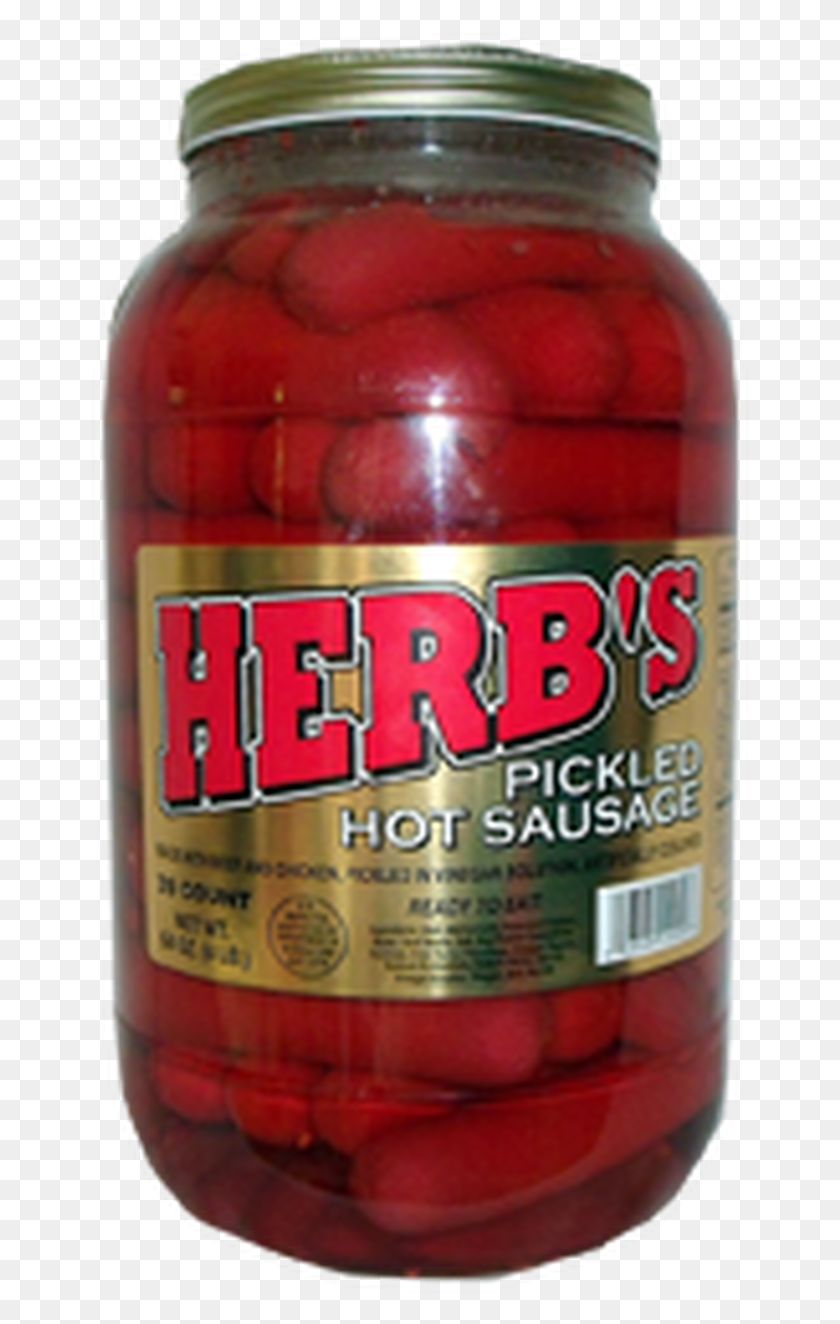 660x1264 Herb S Pickled Hot Sausage Herbs Pickled Sausage, Beverage, Drink, Alcohol HD PNG Download