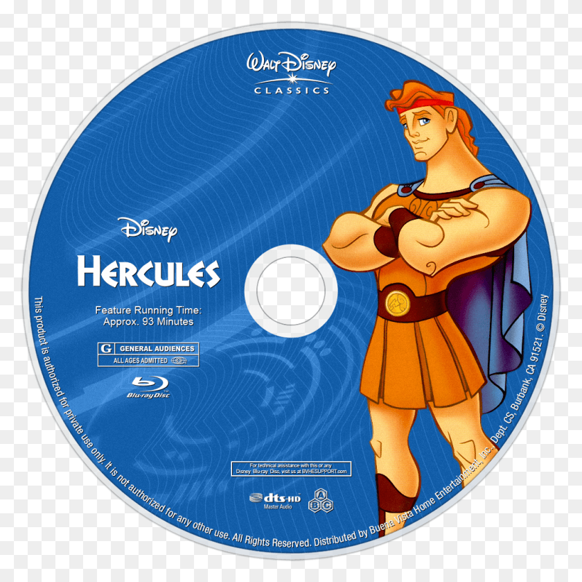1000x1000 Descargar Png Hercules Bluray Disc Image Blancanieves Disco Blu Ray, Disco, Dvd, Persona Hd Png