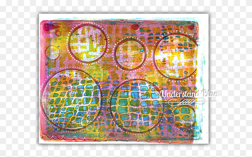 612x463 Here Again With The Circles And The Fishnet Stencil Art, Rug, Doodle HD PNG Download