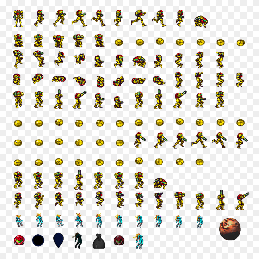 954x953 Here Are 3 Versions Of Samus Normal Suit Varia Suit Google Earth Maps Icons, Text, Rug, Pac Man HD PNG Download
