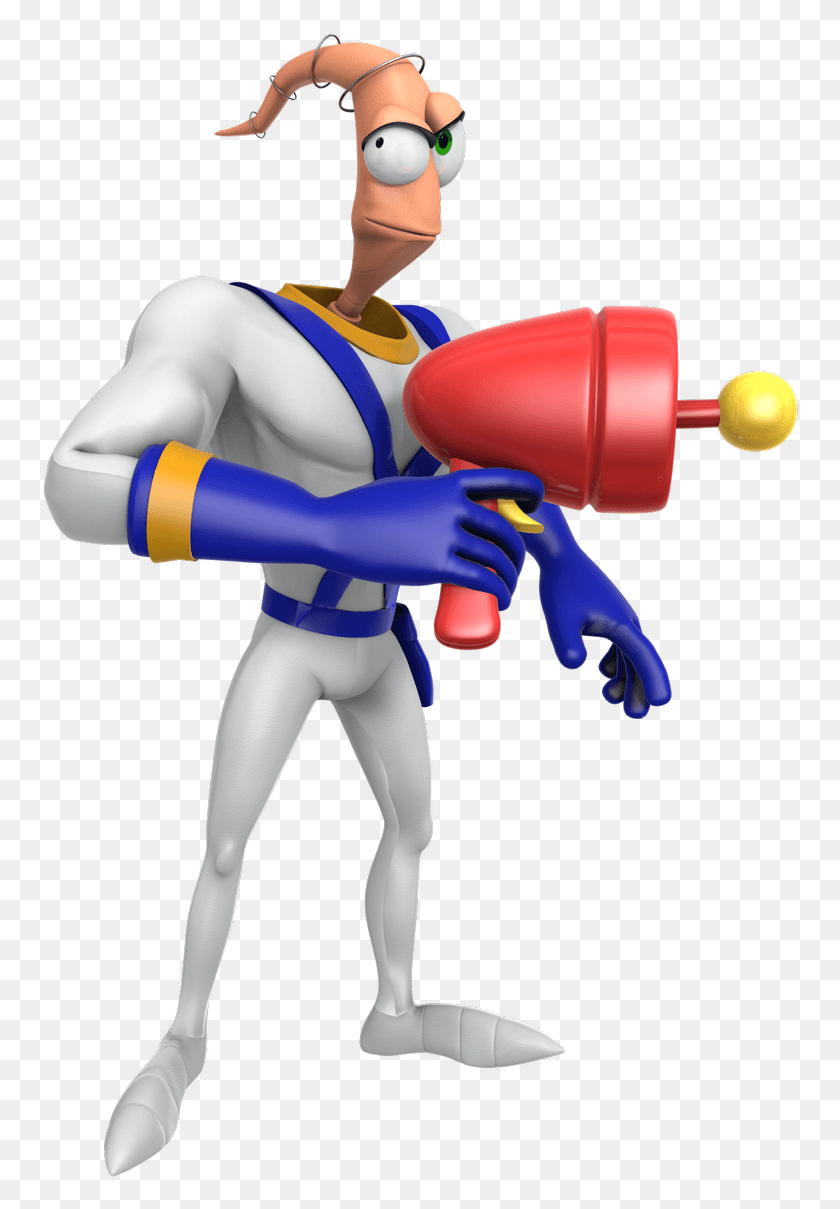 760x1149 Here Are A Couple Of Sampletest Renders Of Earthworm Earthworm Jim Nibroc Rock, Person, Human, Toy HD PNG Download