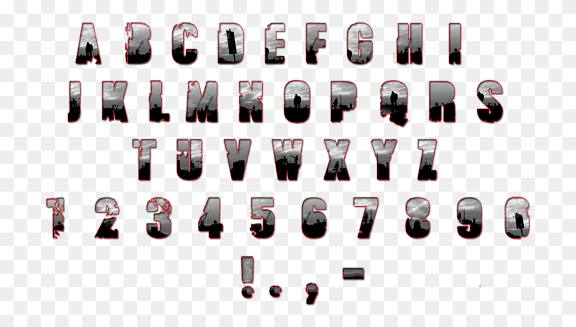 709x418 Here Are Some Dayz Letters And Numbers I Have Done Dayz Font, Text, Alphabet, Word HD PNG Download