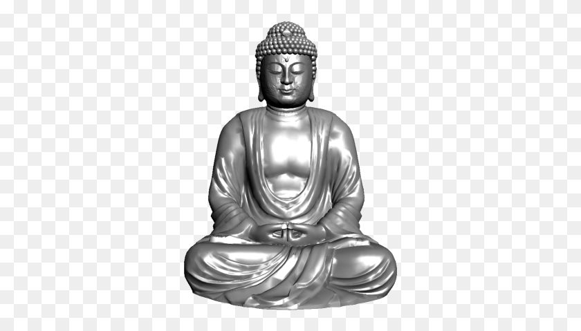 309x419 Here I Rendered Buddha Buddha Statue Transparent Background, Worship, Person HD PNG Download