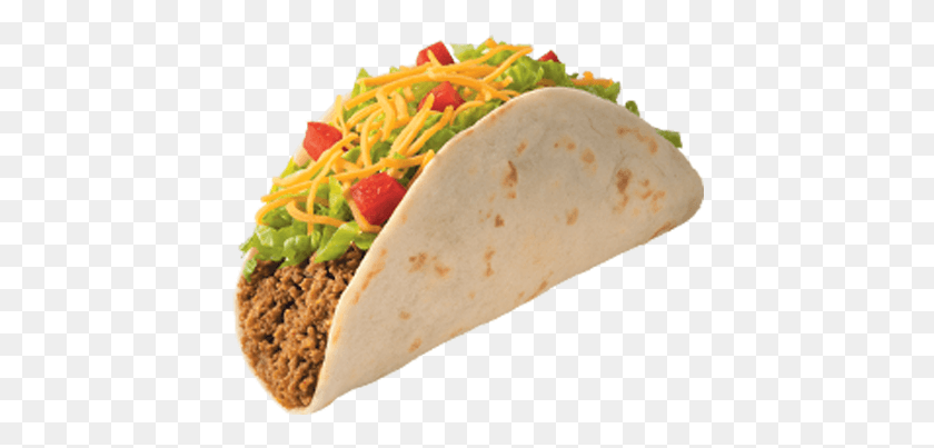 426x343 Here In The U Soft Shell Beef Taco, Food, Hot Dog HD PNG Download