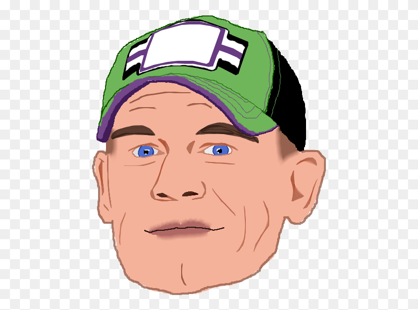 471x562 Here Is The Head Of John Cena Enjoy Cartoon, Face, Person, Human HD PNG Download
