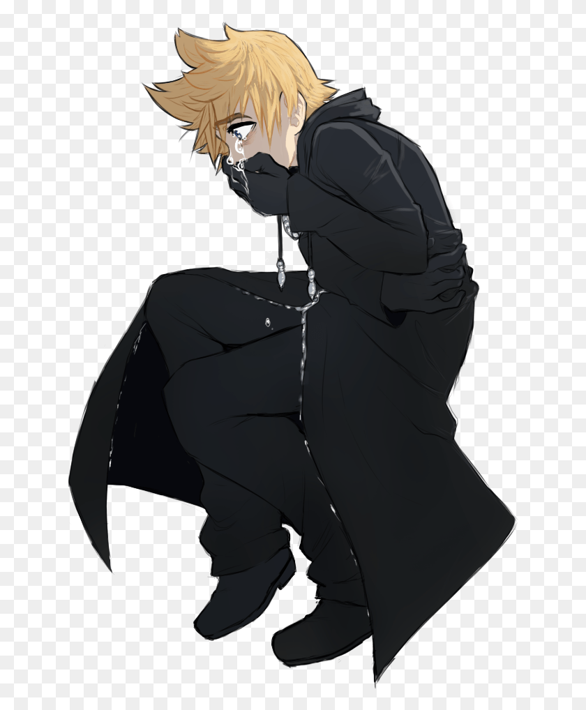 647x958 Here To Kick Heartless And Cry Over My Boy And Roxas Kingdom Hearts Fanart, Clothing, Apparel, Long Sleeve HD PNG Download