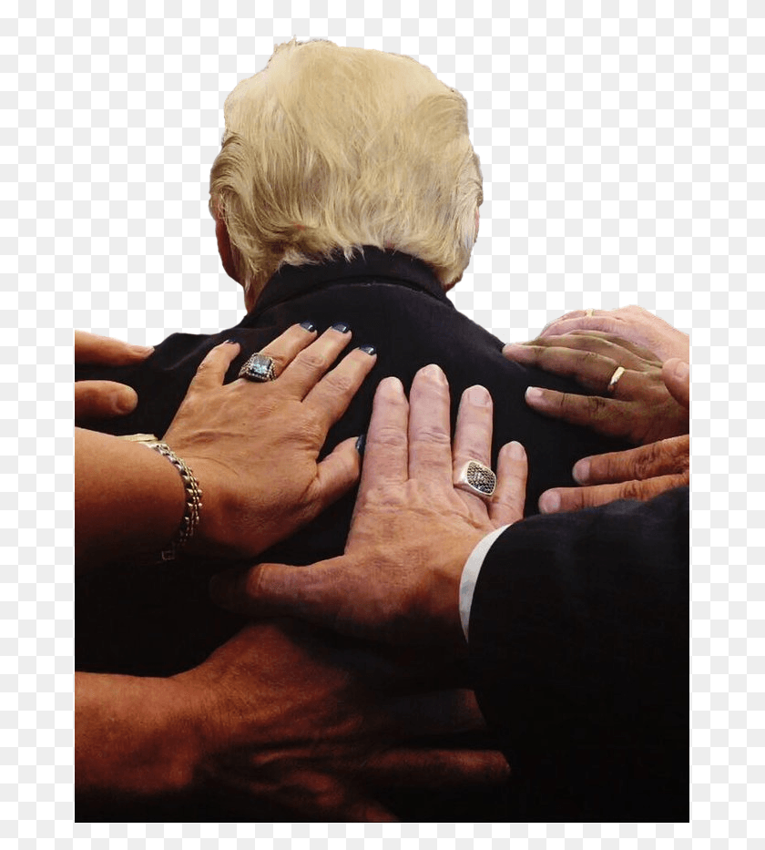 675x873 Heres A Cut Out If Anyone Wants It Donald Trump Praying In Oval Office, Person, Tie, Accessories HD PNG Download
