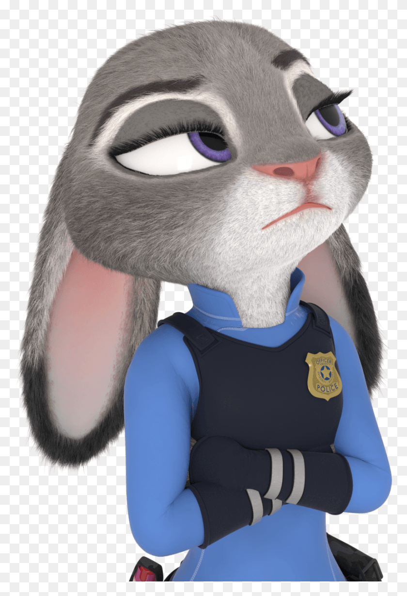 856x1282 Heres Something Im Working On Judy Hopps 3d, Doll, Toy, Plush HD PNG Download