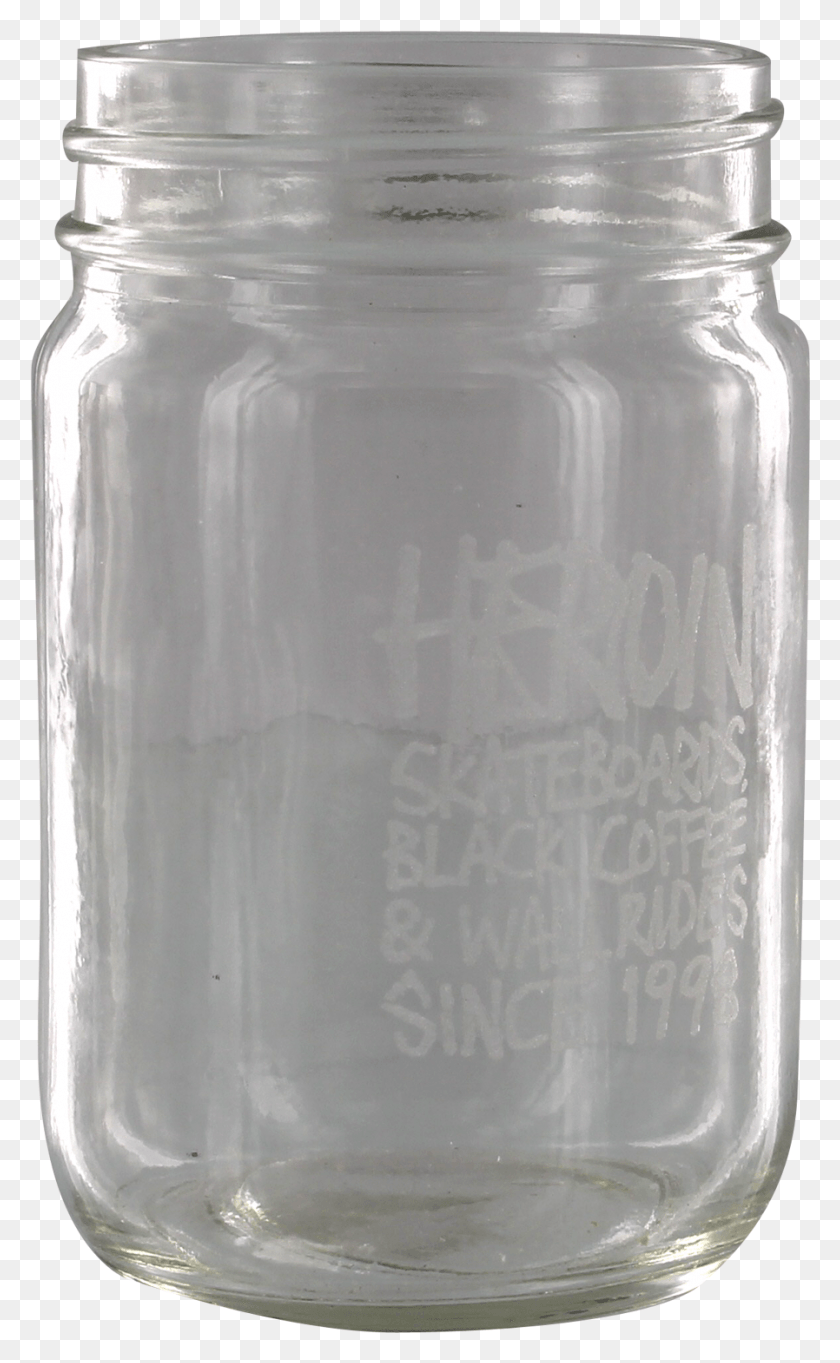 898x1501 Descargar Png Herion Since 98 Mason Jar Botella De Vidrio, Jar, Leche, Bebida Hd Png
