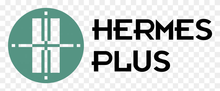 2191x815 Descargar Png Hermes Plus Logo Plantillas De Logotipo Transparente, Texto, Verde, Al Aire Libre Hd Png