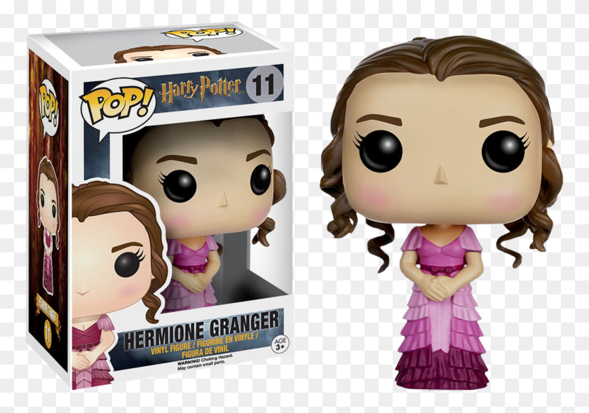768x529 Hermione Granger Yule Ball Pop Vinyl Figure Funko Pop Hermione Granger, Doll, Toy, Person HD PNG Download