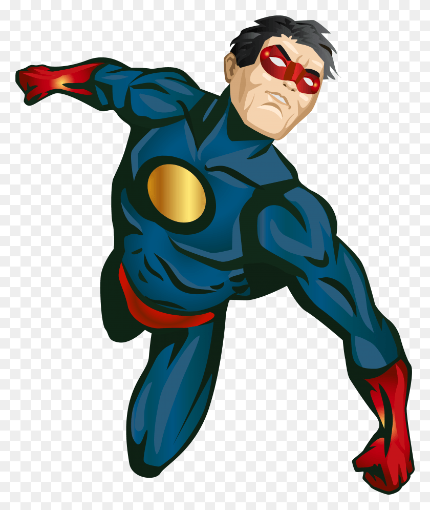 5043x6047 Hero Clipart Generic Superhero Cartoon, Person, Human, Graphics HD PNG Download
