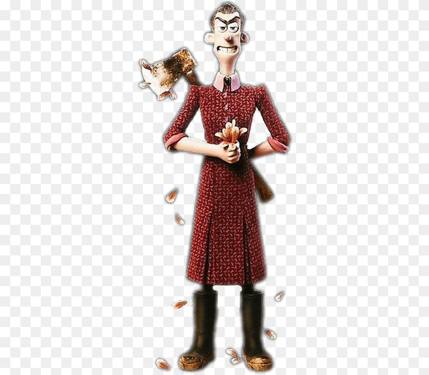 311x734 Heroes Fanon Wiki Chicken Run Movie, Figurine, Person, Clothing, Coat Transparent PNG