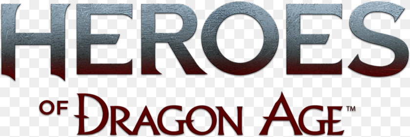 2726x914 Heroes Of Dragon Age Is A To Play Game Set In Heroes Of Dragon Age Logo, Alphabet, Ampersand, Symbol, Text Sticker PNG