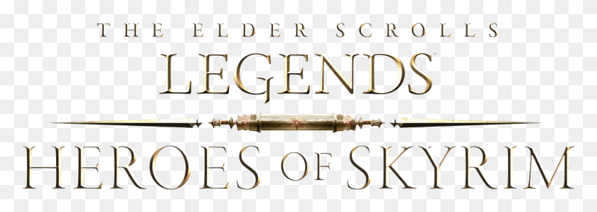 1258x384 Heroes Of Skyrim To Be The First Expansion For The Calligraphy, Text, Alphabet, Number HD PNG Download