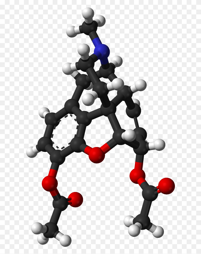 623x1001 Heroin From Xtal Vertical 3d Balls Morphine Molecular Structure 3d, Toy, Tree, Plant HD PNG Download