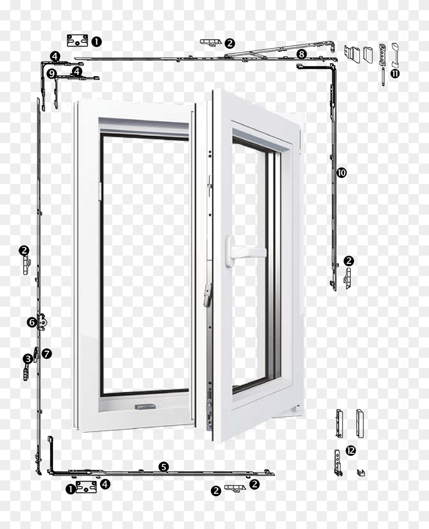 770x975 Descargar Png Herrajes Para Ventanas Herrajes Para Ventanas De Pvc, Window, Picture Window, Aluminio Hd Png