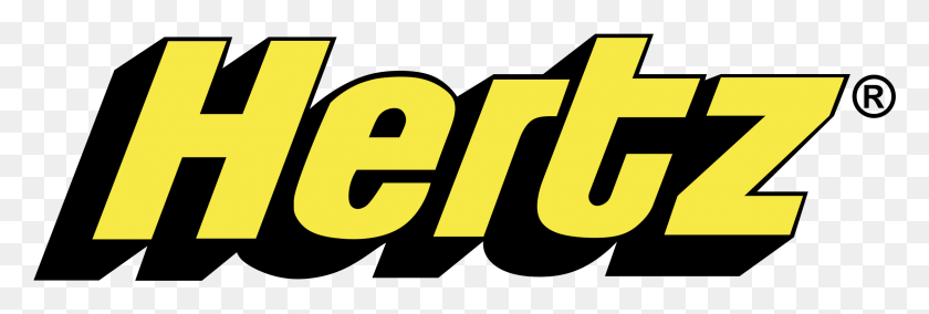 2249x647 Png Логотип Hertz Corporation, Текст, Число, Символ Hd Png Скачать